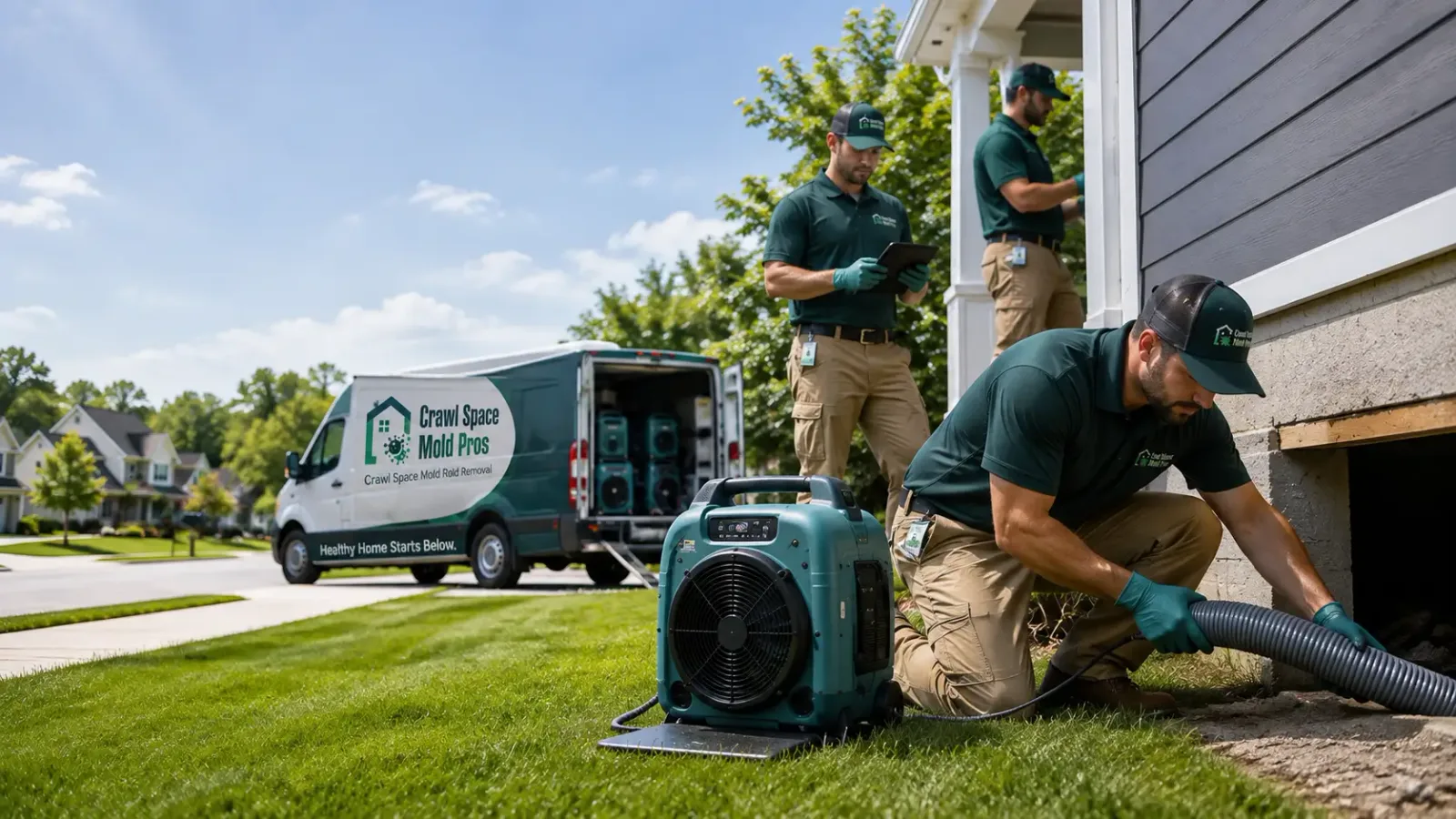Crawl Space Mold Removal in Eureka, CA